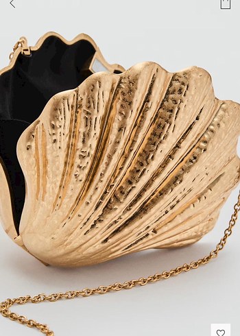 Mango Altın Renkli Zincir Detaylı Kadın Clutch Çanta - Görsel 5