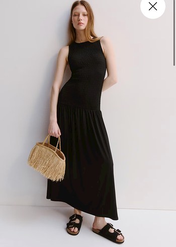 H&M süet sandalet / - Görsel 5