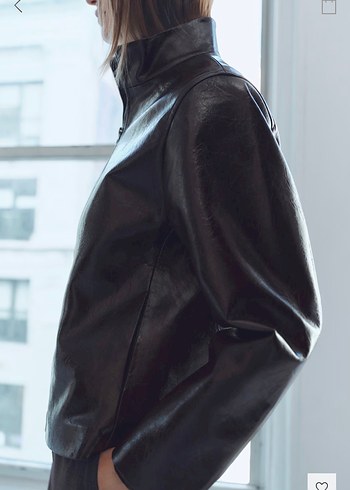 Mango perkins yaka dokulu ceket - Görsel 5