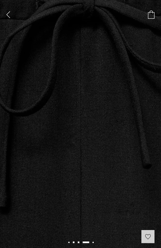 Mango bağcıklı düz kesim pantolon - Görsel 2