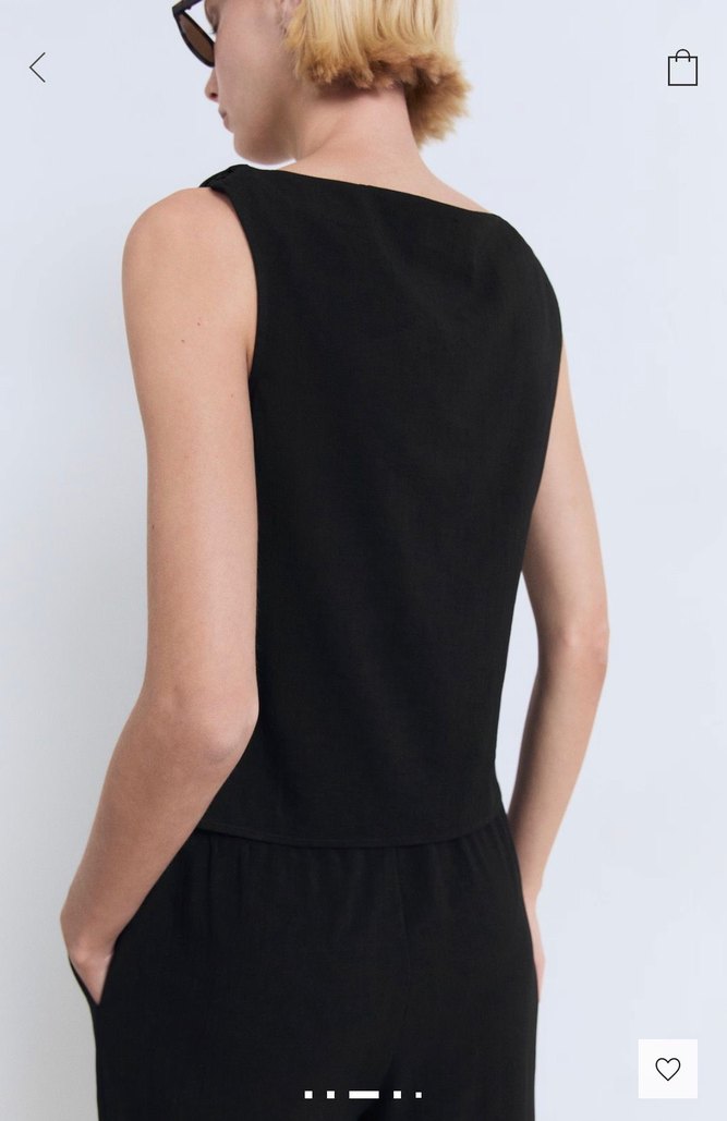 Mango bağcıklı düz kesim pantolon - Görsel 4