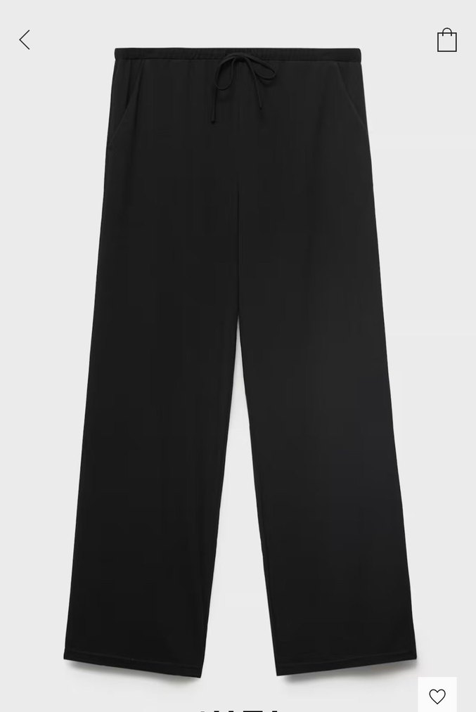 Mango bağcıklı düz kesim pantolon - Görsel 5