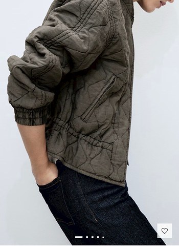 Mango kapitone bomber ceket - Görsel 3