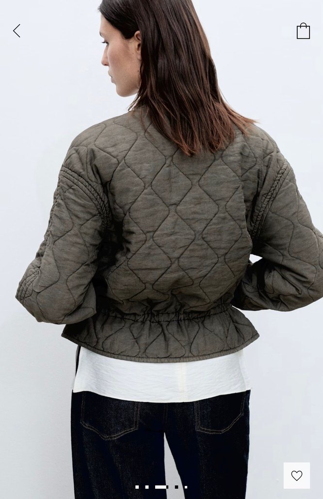 Mango kapitone  bomber ceket - Görsel 2