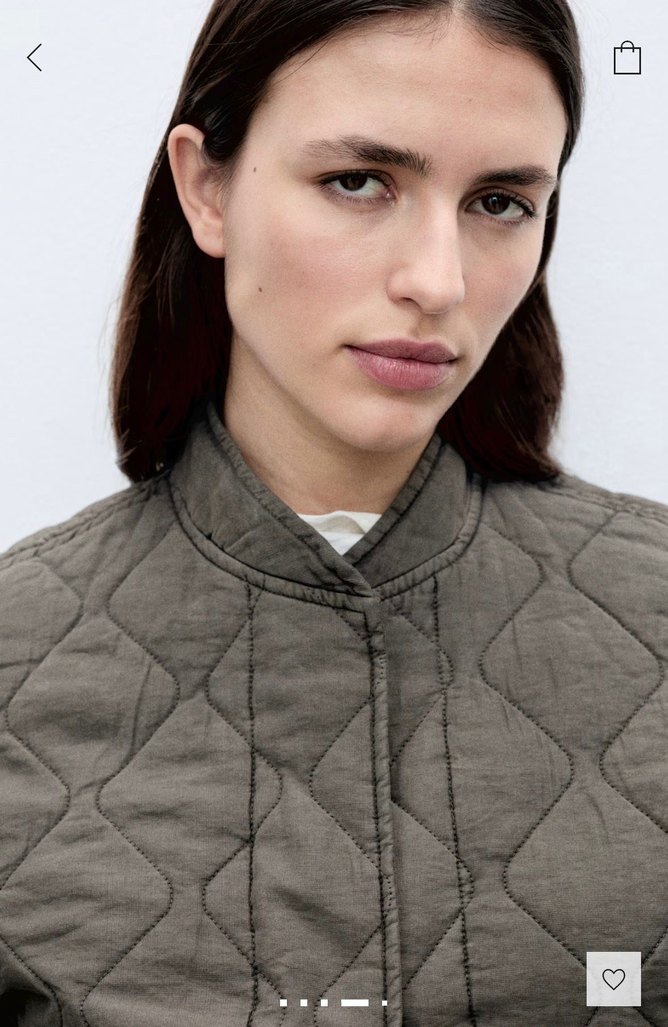 Mango kapitone  bomber ceket - Görsel 4