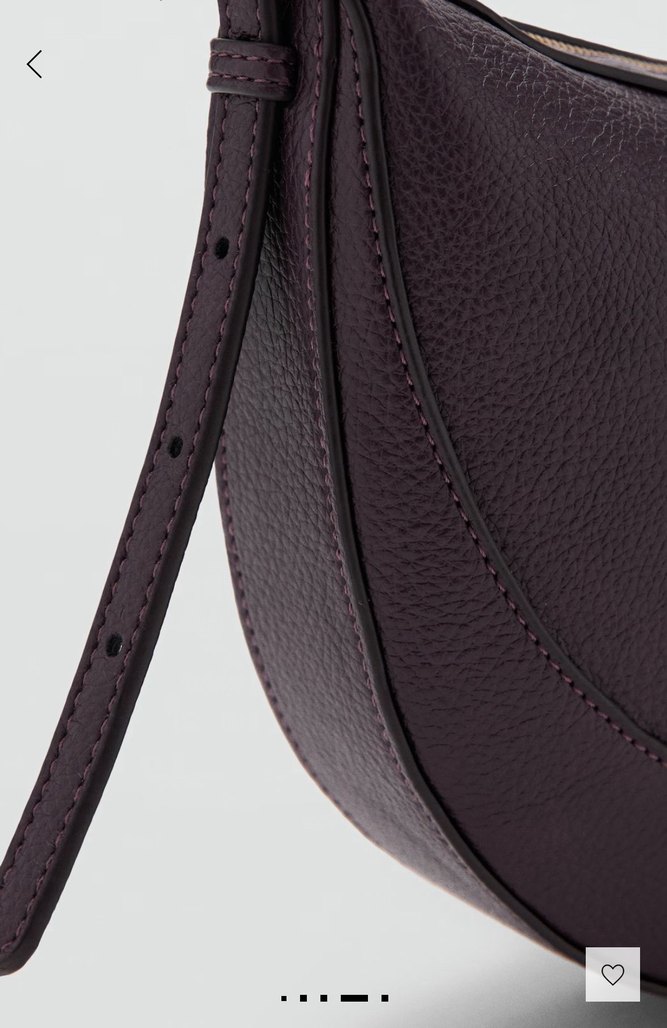 Mango çanta burgonya  rengi - Görsel 3