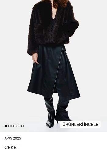 H&M peluş ceket - Görsel 6