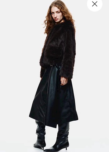 H&M peluş ceket - Görsel 5