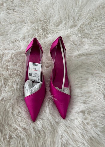 Mango yüksek topuklu vini ayakkabı - Görsel 8