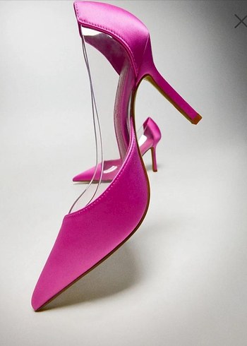 Mango yüksek topuklu vini ayakkabı - Görsel 3