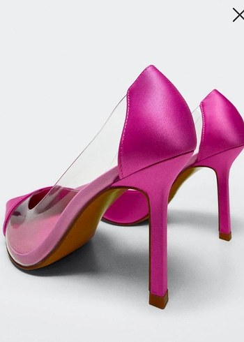 Mango yüksek topuklu vini ayakkabı - Görsel 4