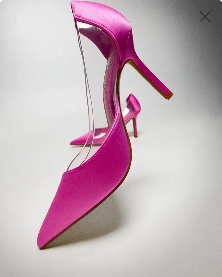 Mango yüksek topuklu vini ayakkabı - Görsel 3