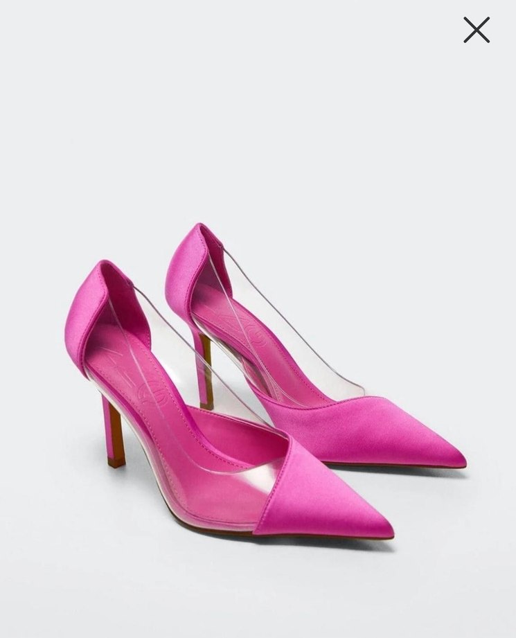 Mango yüksek topuklu vini ayakkabı - Görsel 5