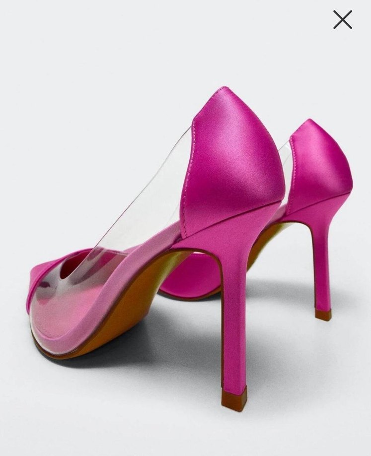 Mango yüksek topuklu vini ayakkabı - Görsel 4