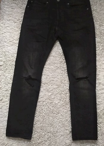 Siyah Erkek Denim Pantolon - Görsel 2