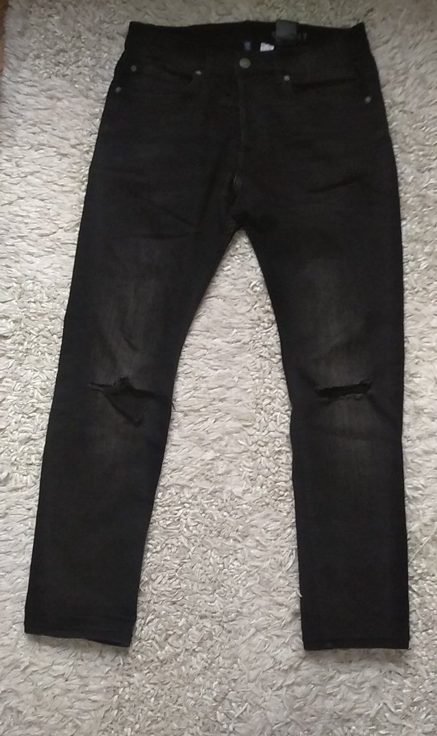 Siyah Erkek Denim Pantolon - Görsel 2