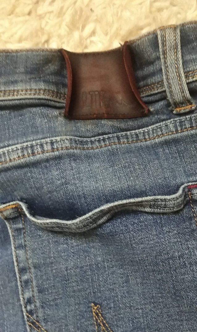 Gri Mavi Erkek Denim Pantolon - Görsel 5