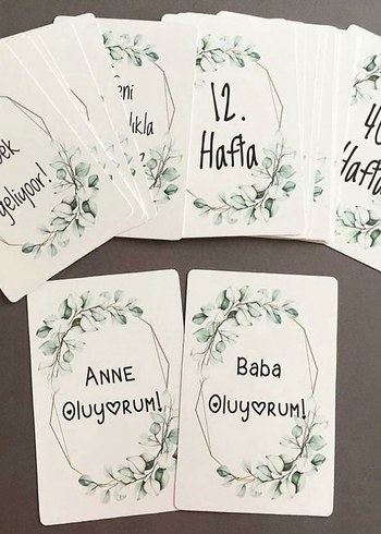 HAMİLE- BEBEK ANI KARTLARI - Görsel 2