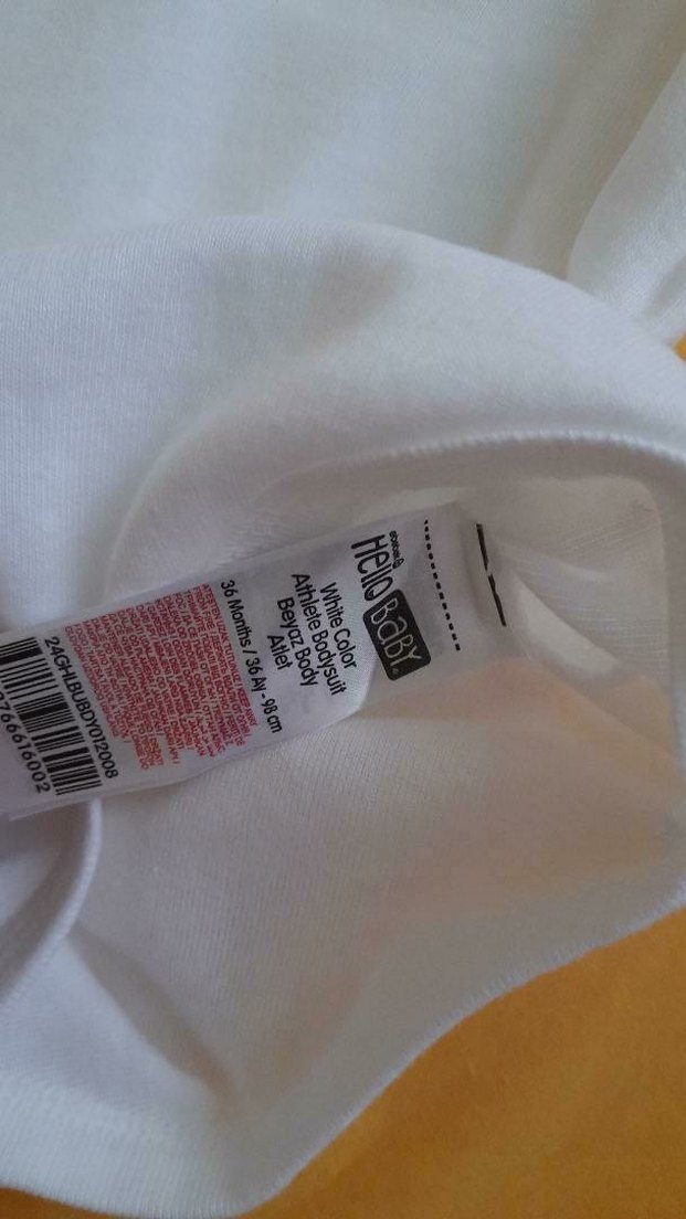 Beyaz Bebek Atlet 3'lü Paket - Görsel 2