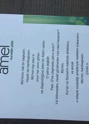 Edep ve Amel - Nureddin Yıldız - Görsel 6