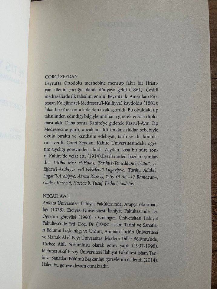 Yetiş Ya Ali - Corci Zeydan - Görsel 2