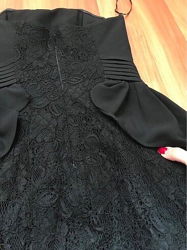 Zara #miniabiye #siyahabiye #dantelliebiye #zara #ipekyol #geceelbise