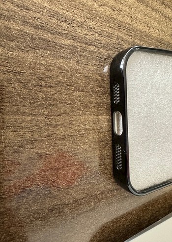 Düğmeli Siyah Sokak Stili iphone 16 pro max magsafe kılıf - Görsel 3