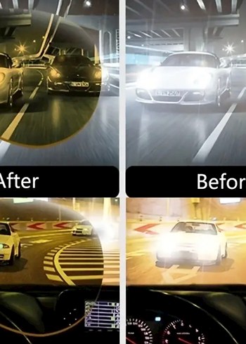 Sarı Parlak Minimalist Araç Sürüş Gözlüğü - Görsel 3