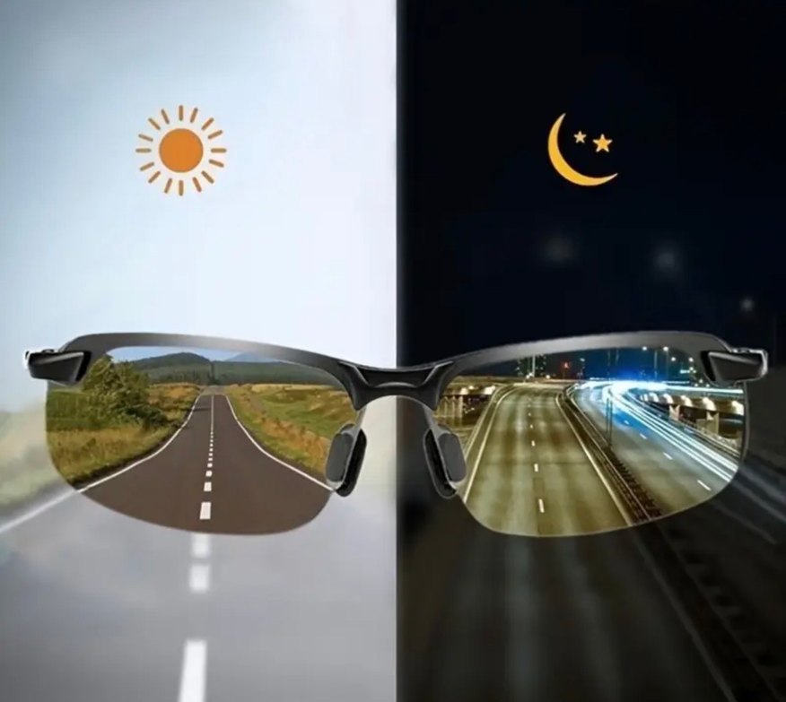 Sarı Parlak Minimalist Araç Sürüş Gözlüğü - Görsel 4