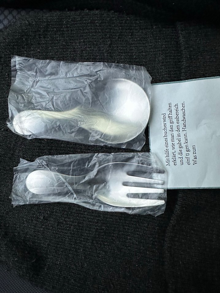 Paslanmaz Gümüş Renk Kamp Çatal ve Kaşığı - Görsel 3