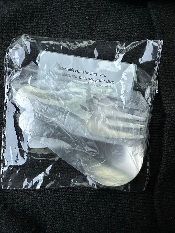 Paslanmaz Gümüş Renk Kamp Çatal ve Kaşığı - Görsel 4