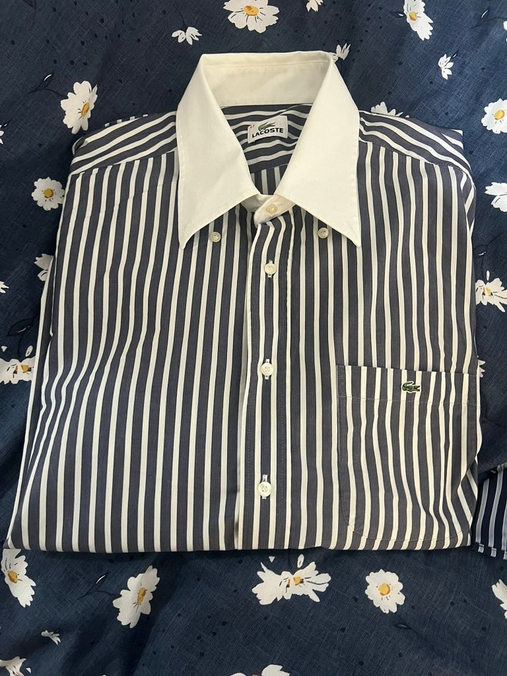 Lacoste Erkek Çizgili Uzun Kollu Gömlek - Görsel 5