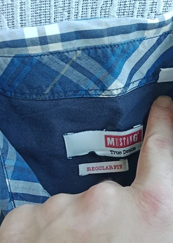 Mavi Kareli Kısa Kollu Erkek Gömlek - Görsel 2