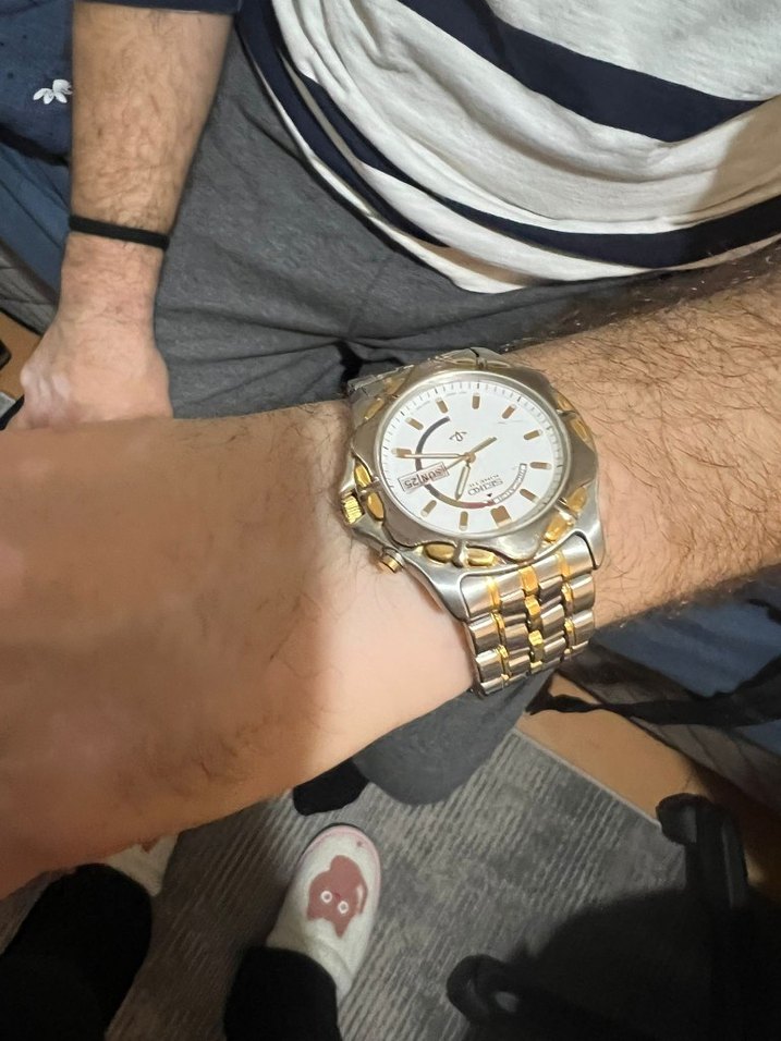 Klasik Tarz Altın Erkek Kol Saati - Görsel 2