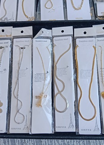 Çelik Takı Seti 22 parça - Görsel 5