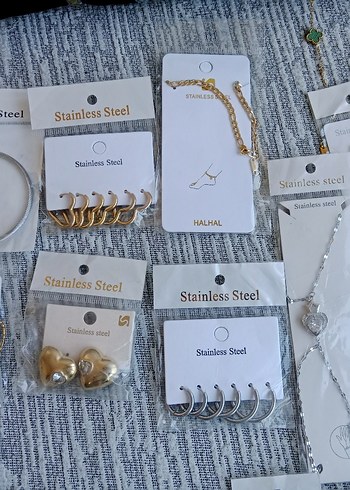 Çelik Takı Seti 22 parça - Görsel 14