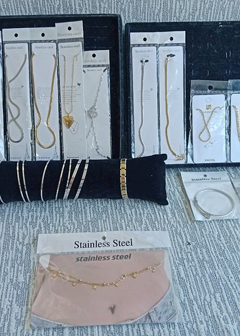 Çelik Takı Seti 22 parça - Görsel 6