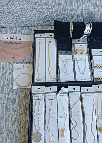 Çelik Takı Seti 22 parça - Görsel 9