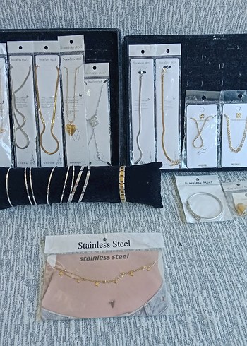 Çelik Takı Seti 22 parça - Görsel 7