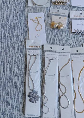 Çelik Takı Seti 22 parça - Görsel 20