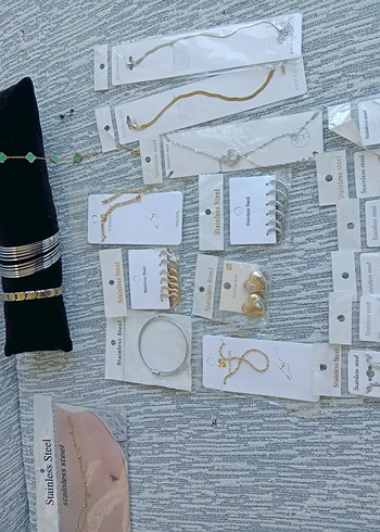 Çelik Takı Seti 22 parça - Görsel 11