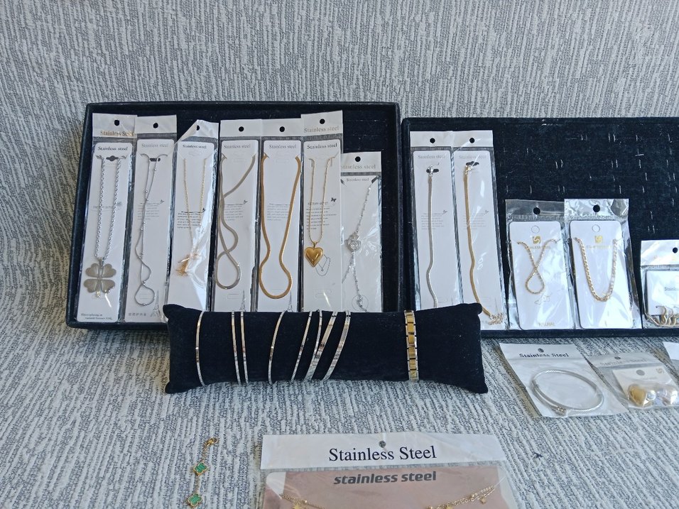 Çelik Takı Seti 22 parça - Görsel 3