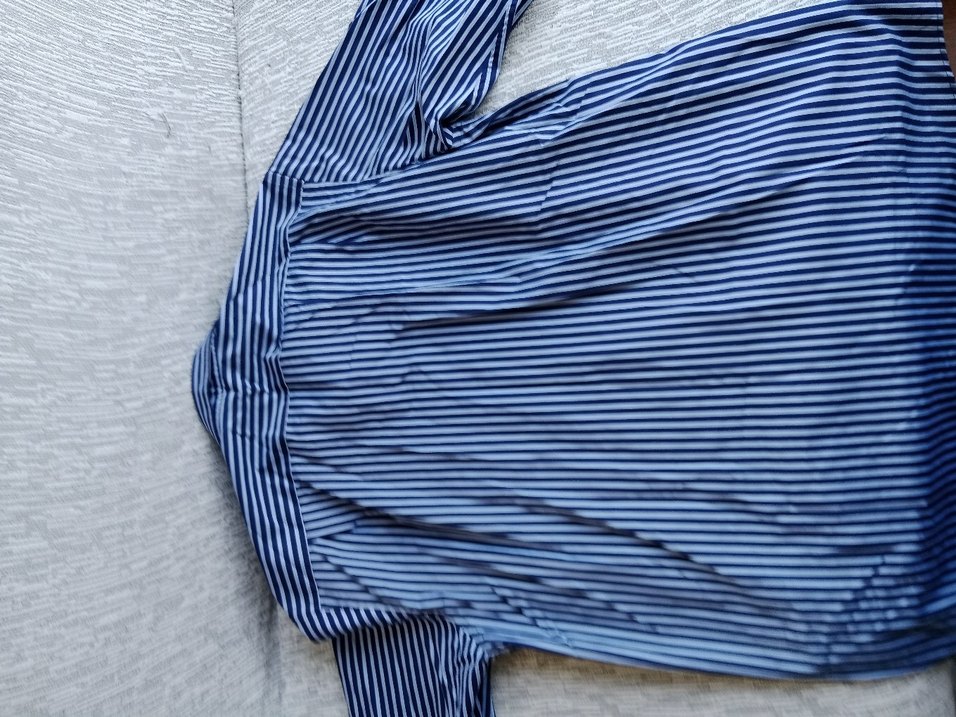 Lacoste Mavi Çizgili Kısa Kollu Erkek Gömlek - Görsel 4