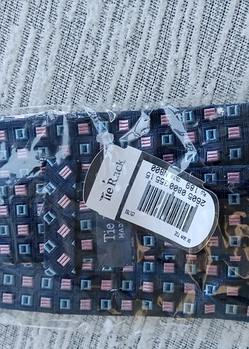 Tia Rack Kravat Mavi Desenli Erkek Kravat - Görsel 2