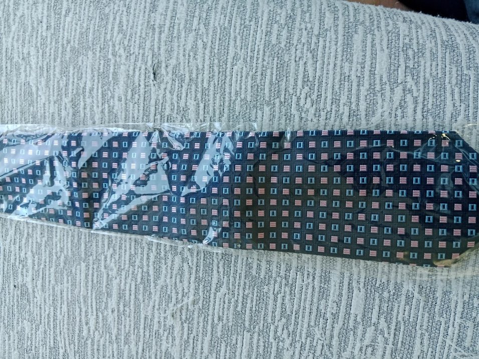 Tia Rack Kravat Mavi Desenli Erkek Kravat - Görsel 4