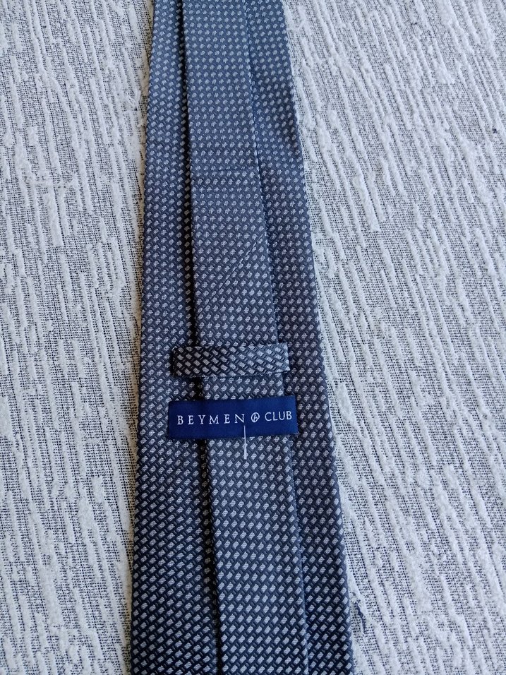 Gri Erkek Kravat - Görsel 2