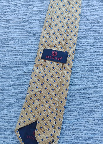 Mavi Parlak Desenli Erkek Kravat - Görsel 5