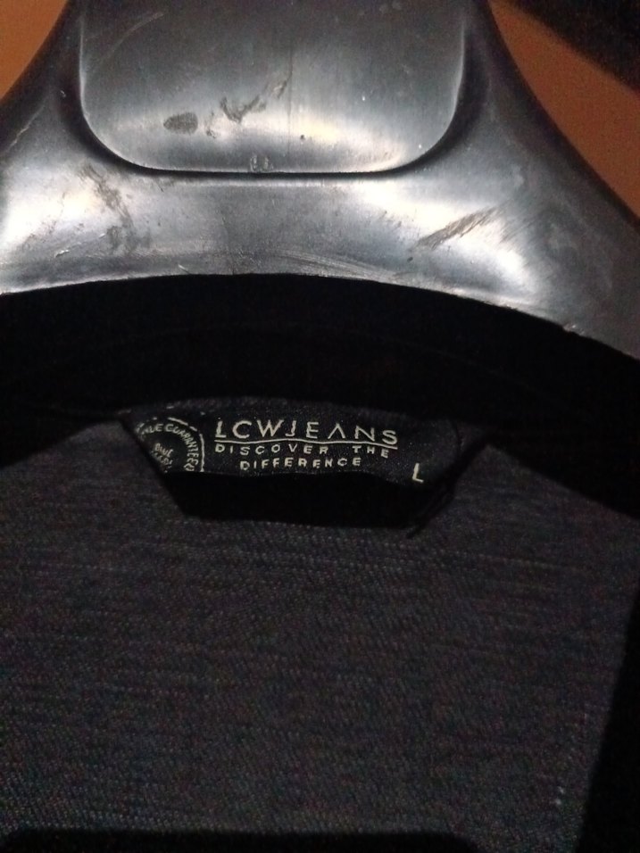 Düğmeli Siyah Kadın Kot Ceket - Görsel 5