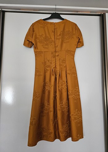 Hardal Adl marka Kadın diz altı Elbise - Görsel 3