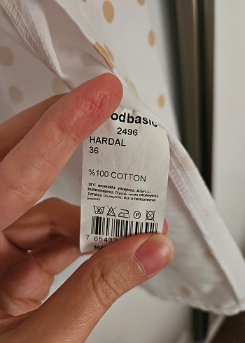 moodbasic Bej Puantiyeli Uzun Kollu Bohem gomlek - Görsel 3